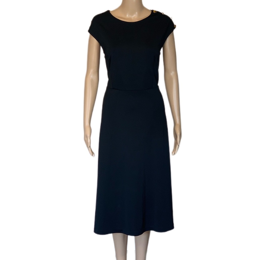 Black Ann Taylor Sleeveless Dress Womens Size Large